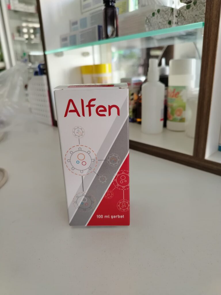 Alfen 100 ml şərbət (sirop) Allergiyaya qarşı Təbiətə Dayanan Effektiv Dəstək